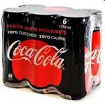 COCA COLA ZERO LATTINA (6x4)CL.33*24