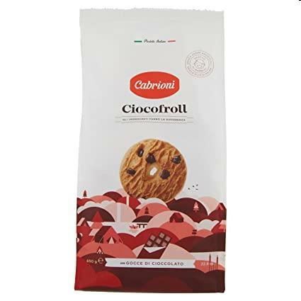 CABRIONI BISCOTTI CIOCO FROLL GR.650*8