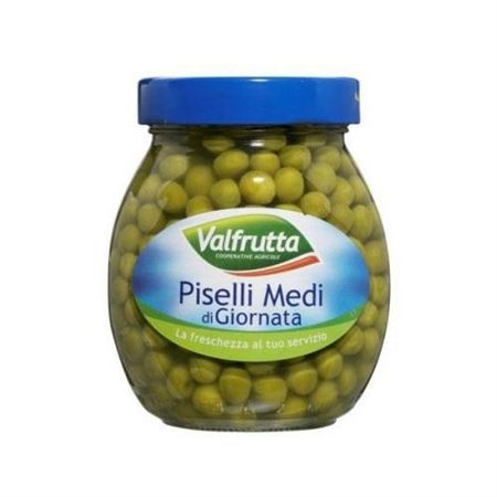 VALFRUTTA VASO 580*6 PISELLI PICCOLI