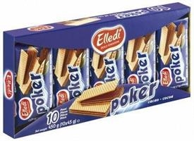 ELLEDI POKER CACAO GR45 5PZ*16